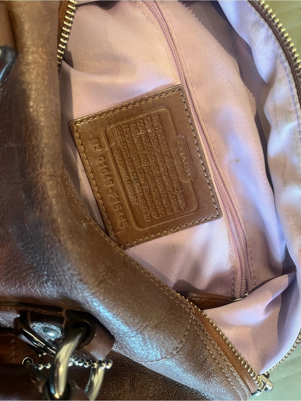 Coach Ashley  Leather Satchel Bag (See Description!) - Picture 9 of 14
